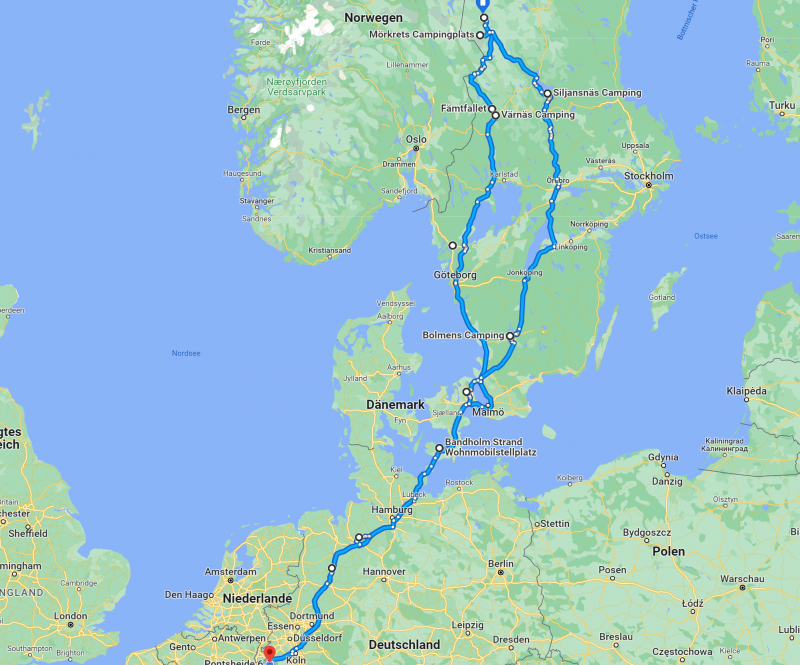 unsere Route 2022
